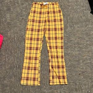 Plaid pants